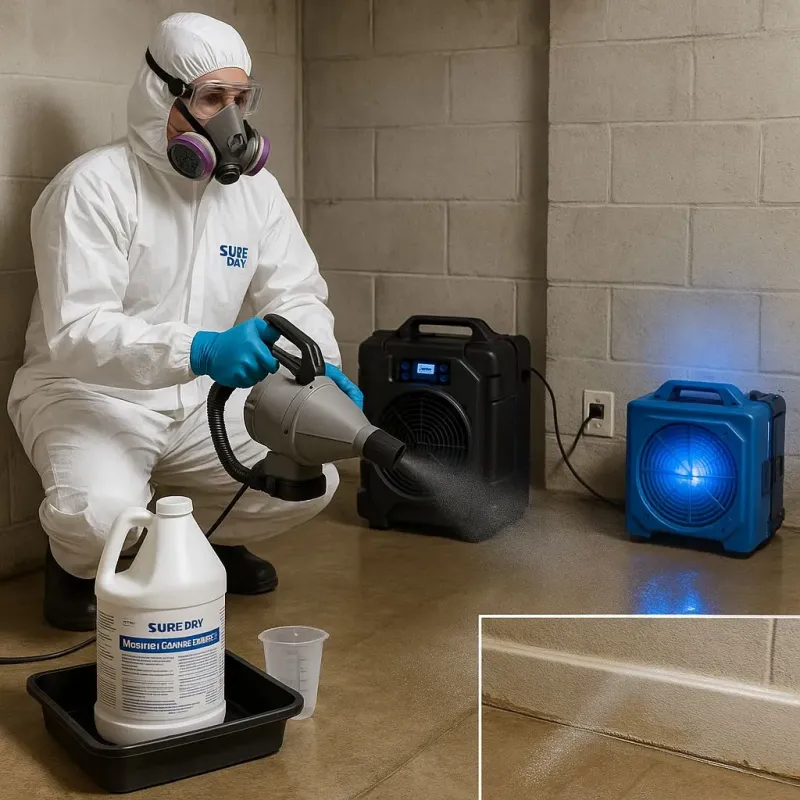 Sanitization and Odor Removal process in Everson, WA